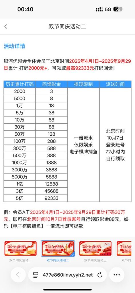 银河优越会2333 累计打码回馈-博彩套利-博彩策略-博彩论坛